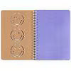 Yoobi SmileyWorld® Spiral Journal with Kraft Marker 4.5" X 6.5", 1.0 set