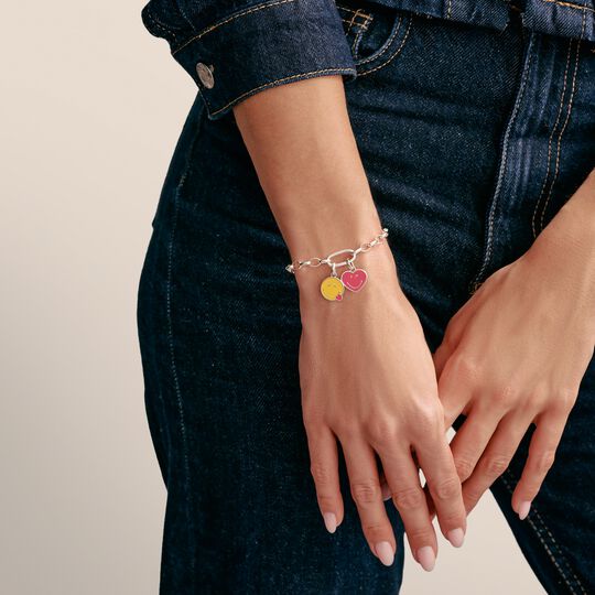 Thomas Sabo Silver SMILEYWORLD® Heart Charm Pendant Connect