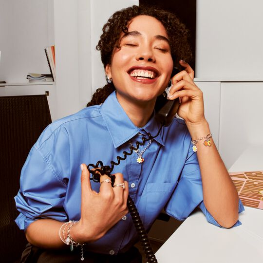 Thomas Sabo Silver SMILEYWORLD® Laughing Charm Pendant Connect