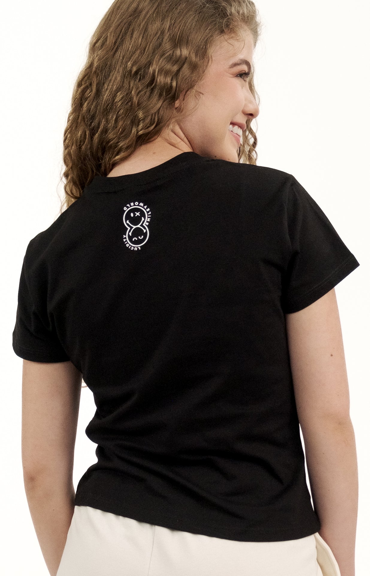 Try Something New Fitted SmileyWorld® T-Shirt