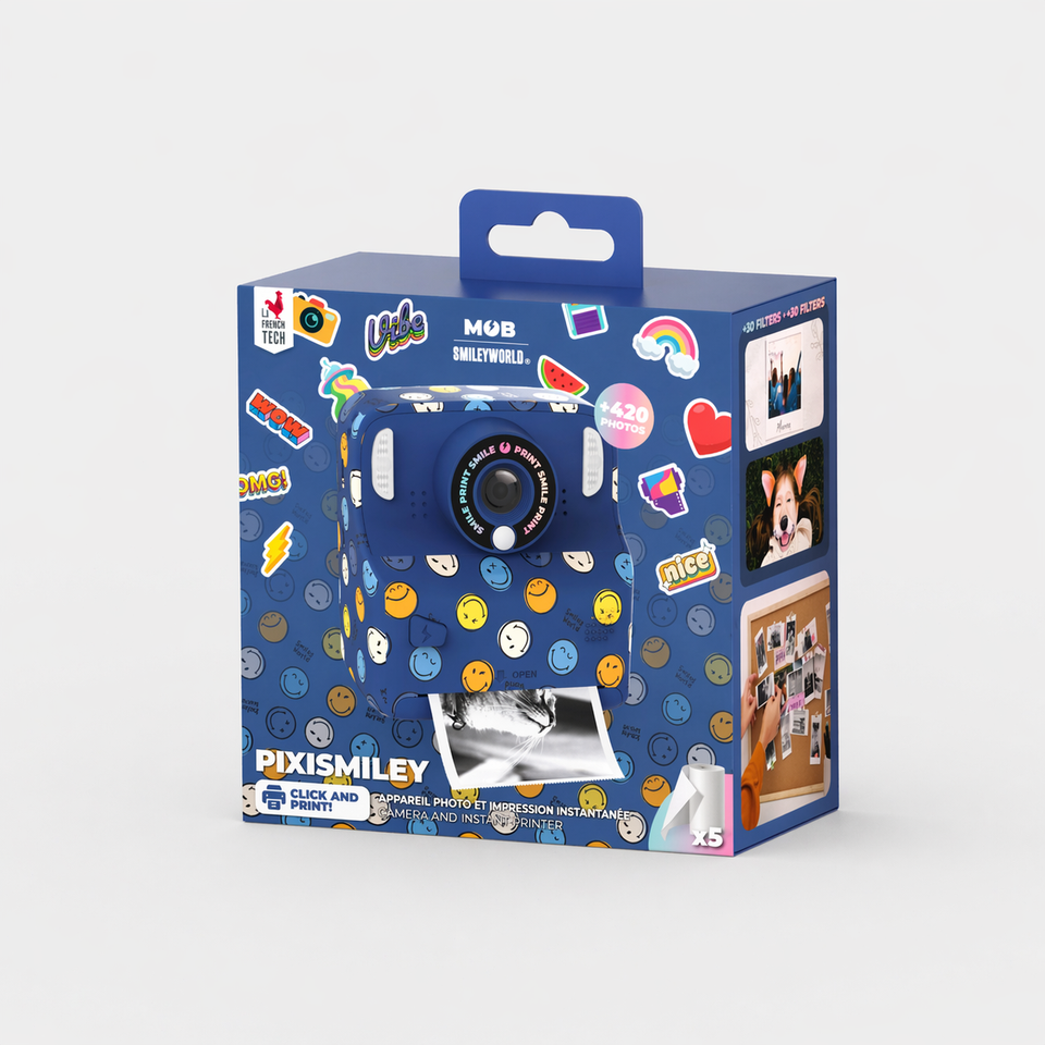 PIXISMILEY SMILEY WORLD® Kamera – Blau