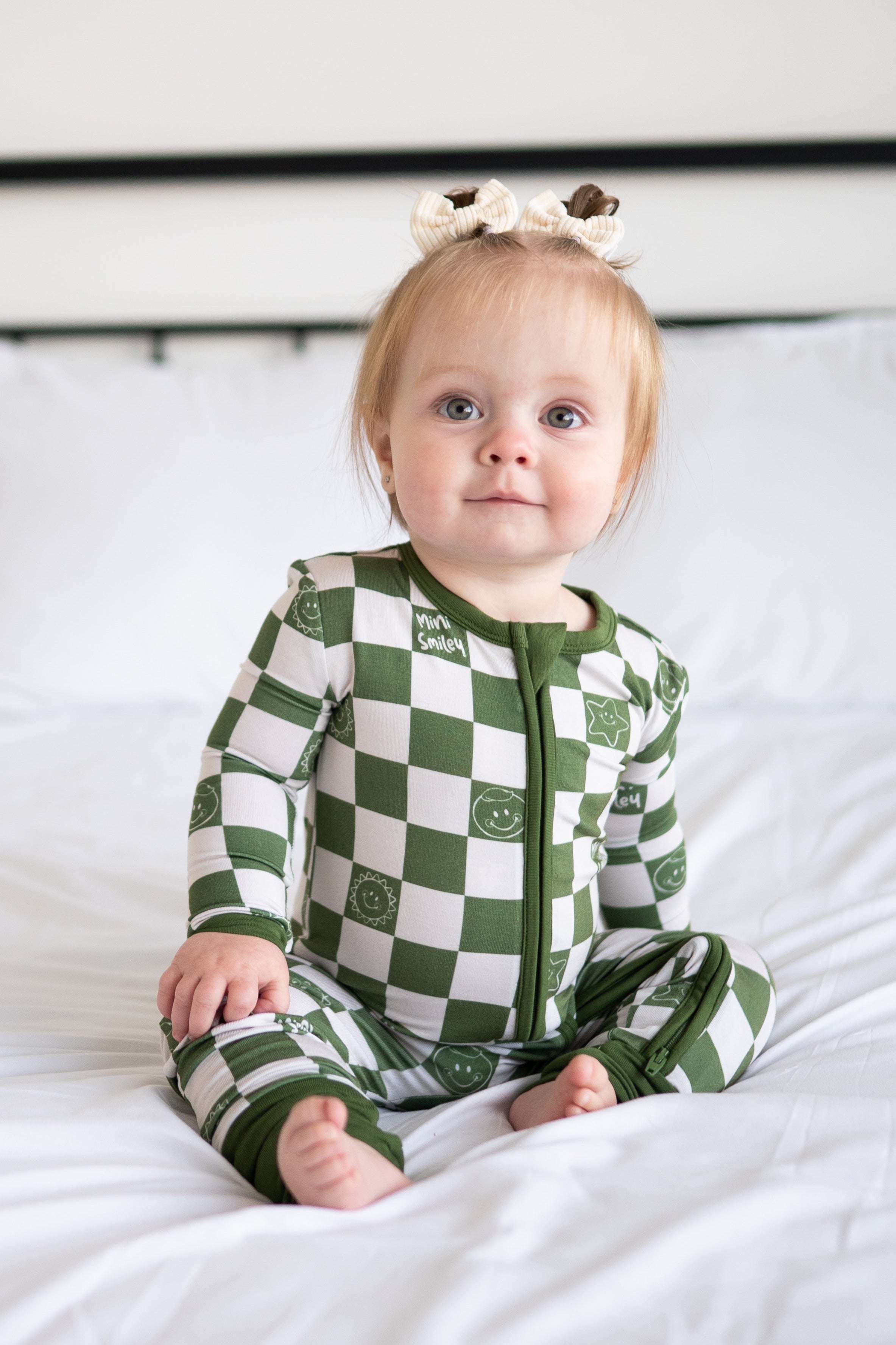Flexi-Fit Zip PJ - Mini Smiley® Check - Luxe Bamboo