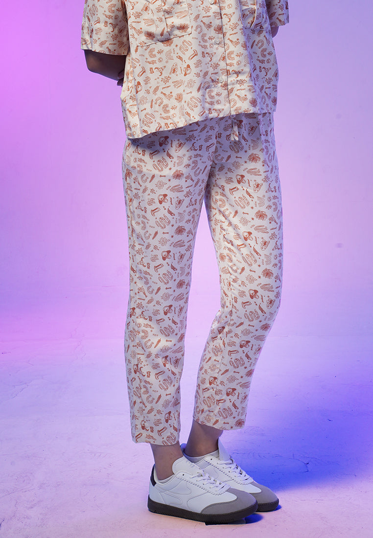 SmileyWorld - Cotton Material Long Pants - Elsie