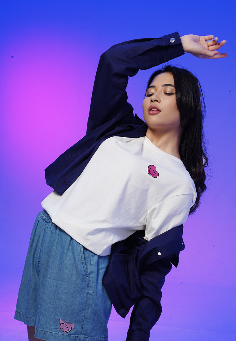 SmileyWorld - Tshirt Material Katun - Bruna