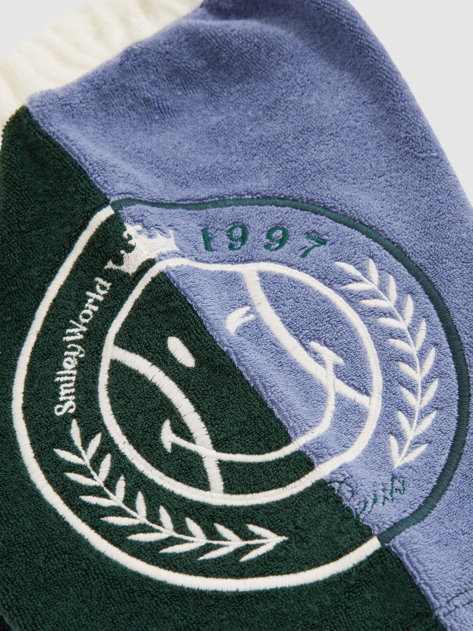 SmileyWorld | Reiss Towelling Shorts in Blue