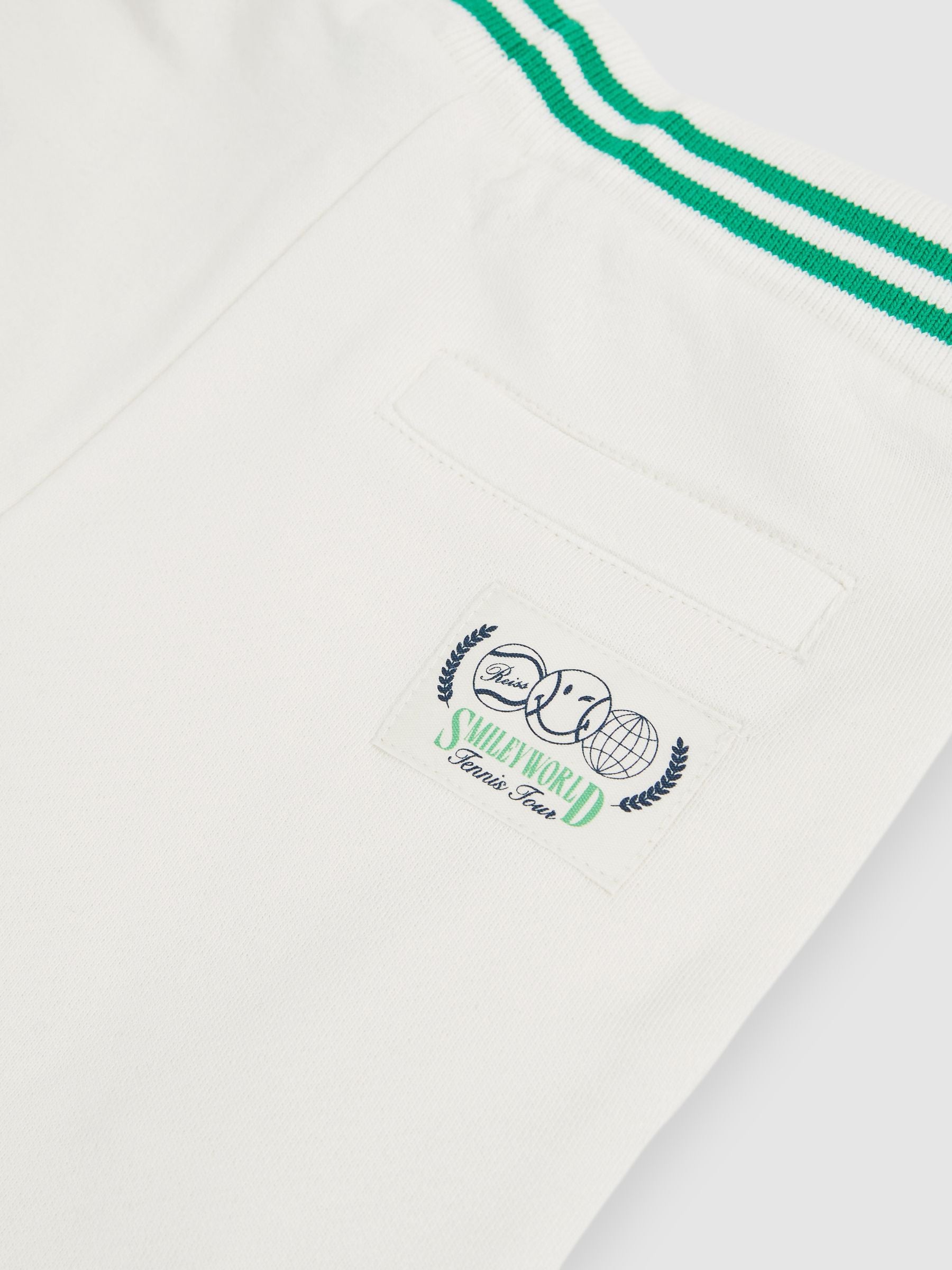 SmileyWorld | Reiss Drawstring Shorts Unisex Fit in White