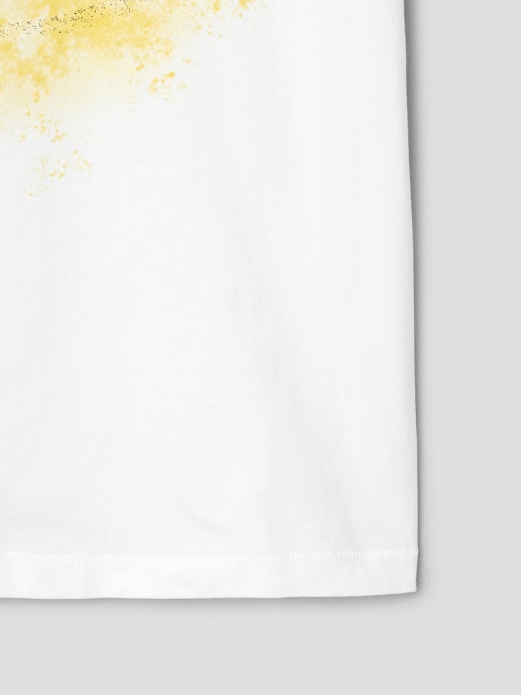 S.W.Smiley Signature Graphic Short Sleeve Tee - White
