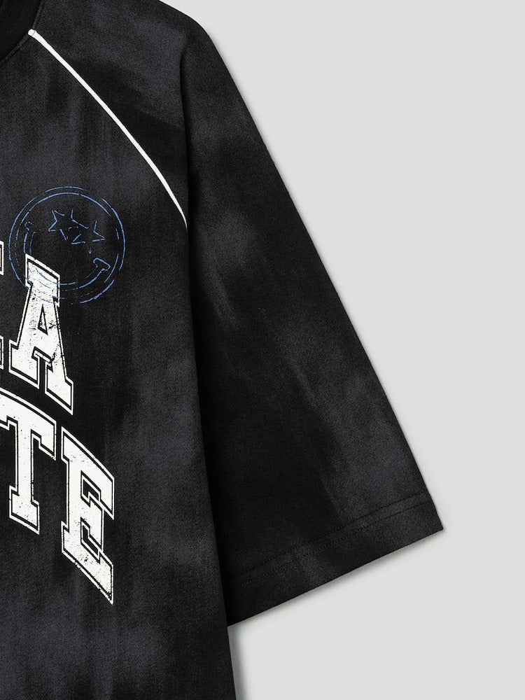 S.W.Smiley Sporty Short Sleeve Tee - Black