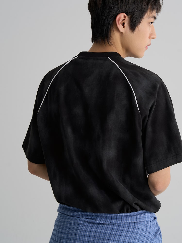 S.W.Smiley Sporty Short Sleeve Tee - Black