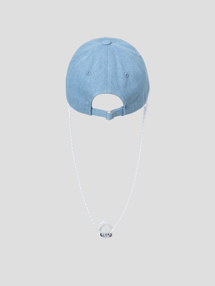 S.W.SMILEY® Embroidered Logo Ball Cap - Light Blue