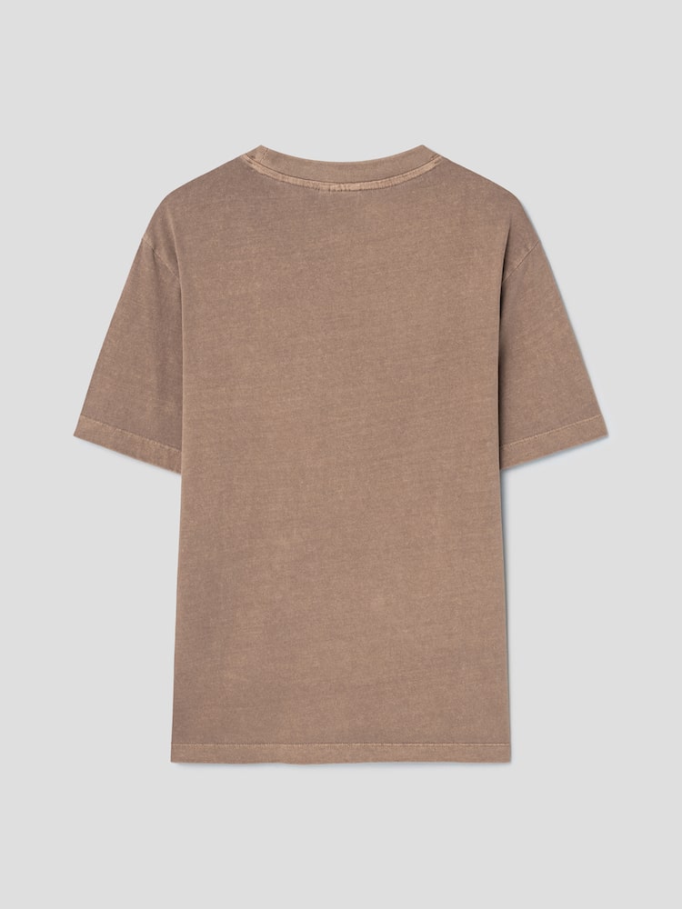 S.W.SMILEY® Relaxed Fit Graphic T-shirt - Brown