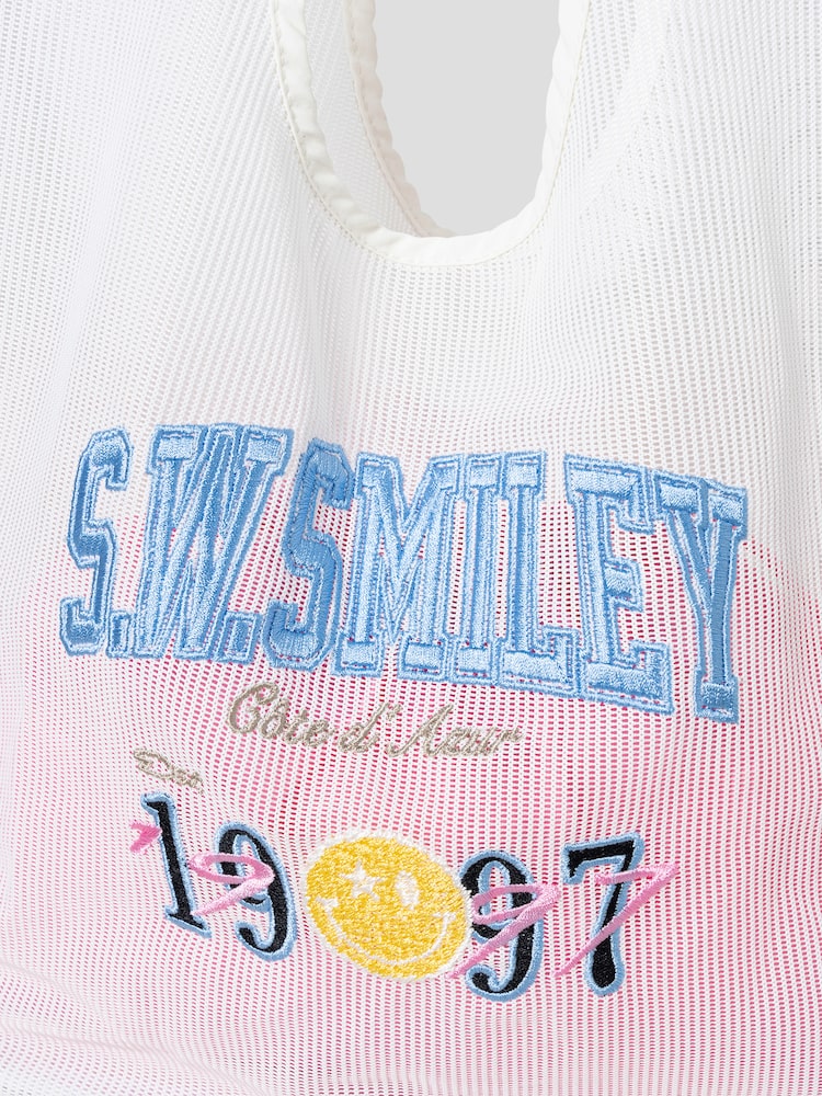 S.W.SMILEY® Double Net Bag - White