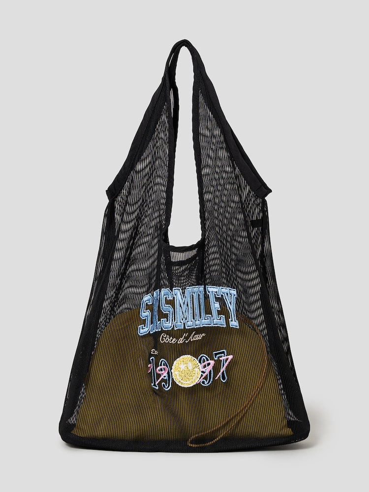 S.W.SMILEY® Double Net Bag - Black