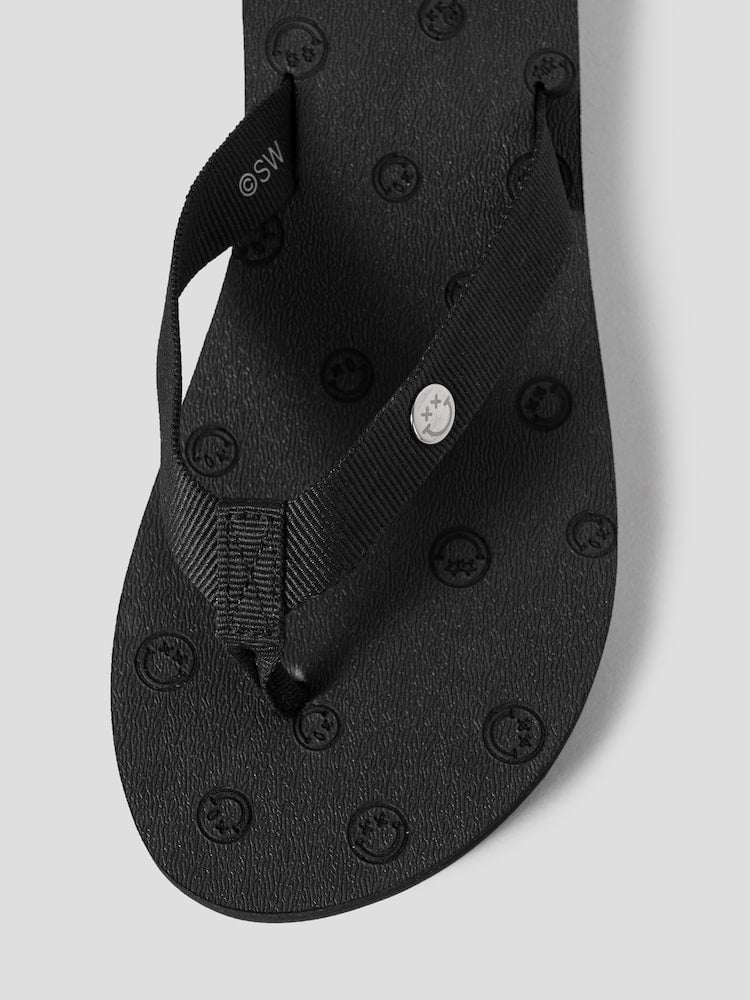 S.W.SMILEY® Flip-flops - Black