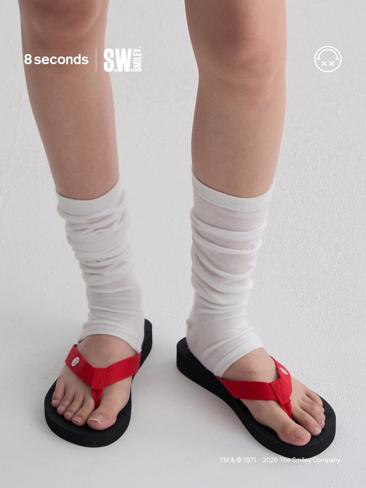 S.W.SMILEY® Flip-flops - Red