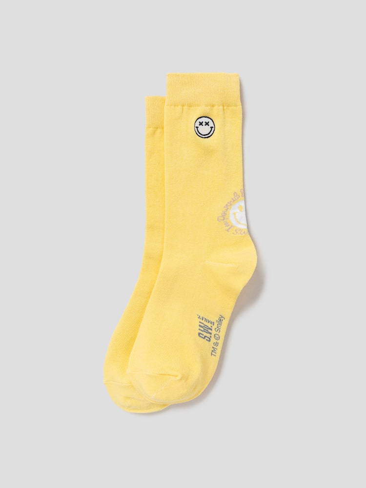 S.W.SMILEY® Socks 3-Piece Set - Yellow
