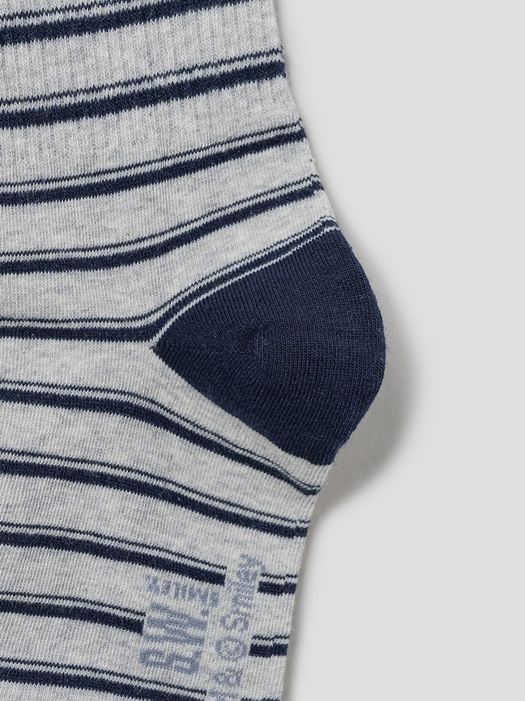 S.W.SMILEY® Socks 3-Piece Set - Navy