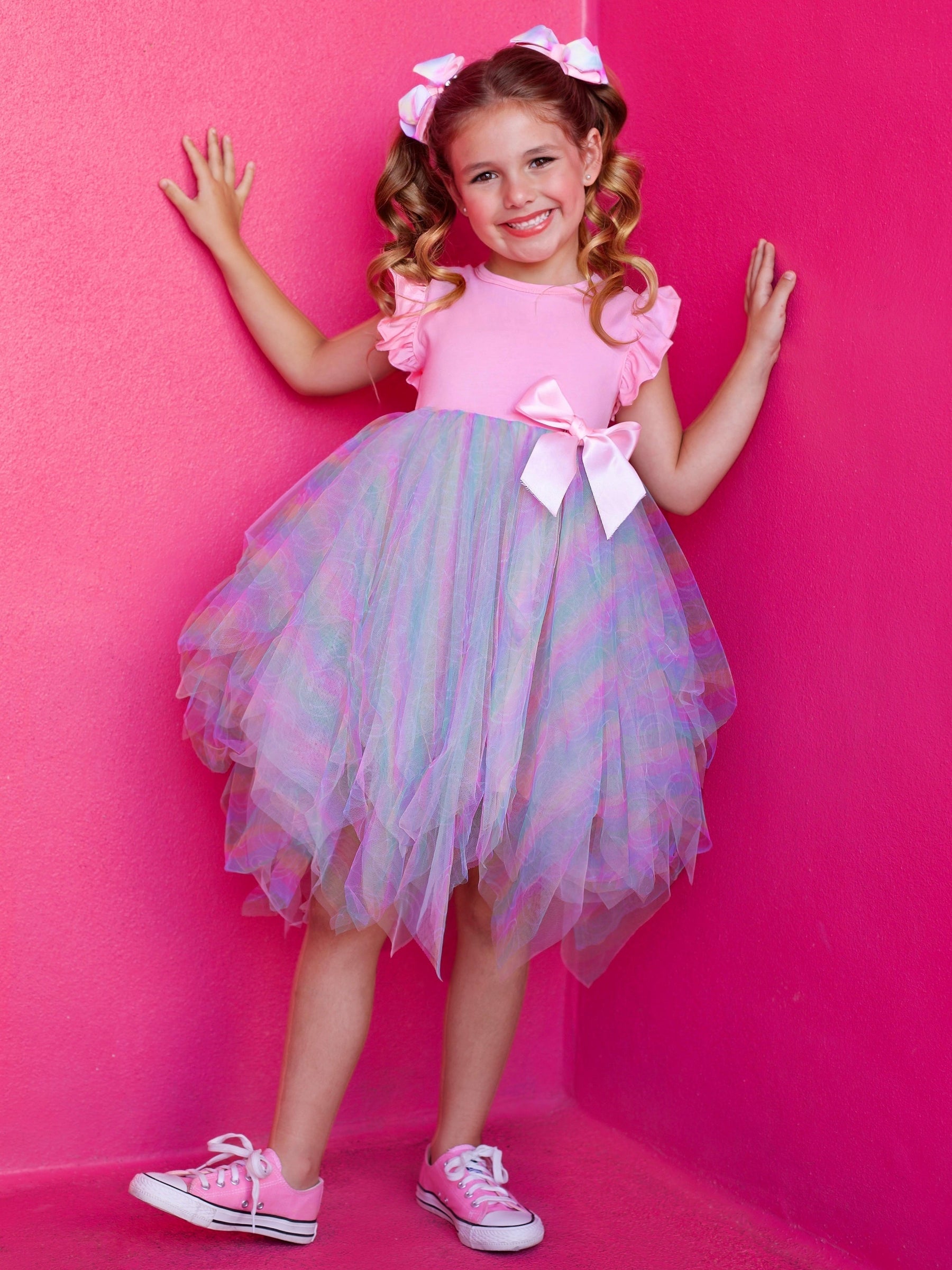 SmileyWorld Rainbow Smiley Tutu Dress