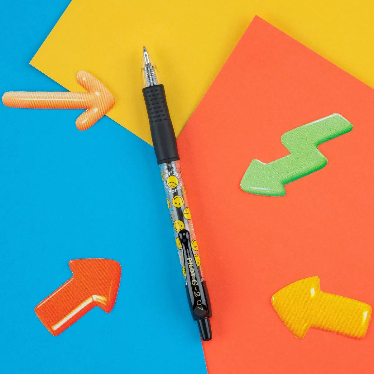 Pilot 8pk G2 SmileyWorld® Gel Pens Fine Point 0.7mm Multicolored Ink