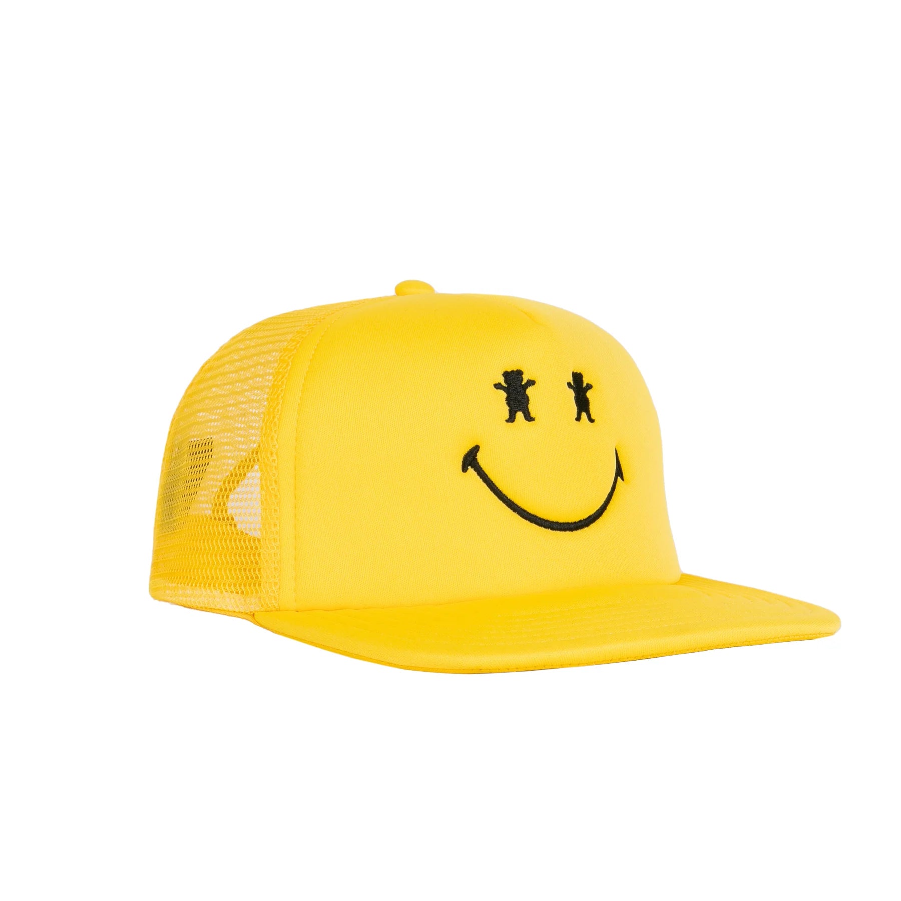 Smileyworld Big Smile Trucker Snapback Hat Yellow