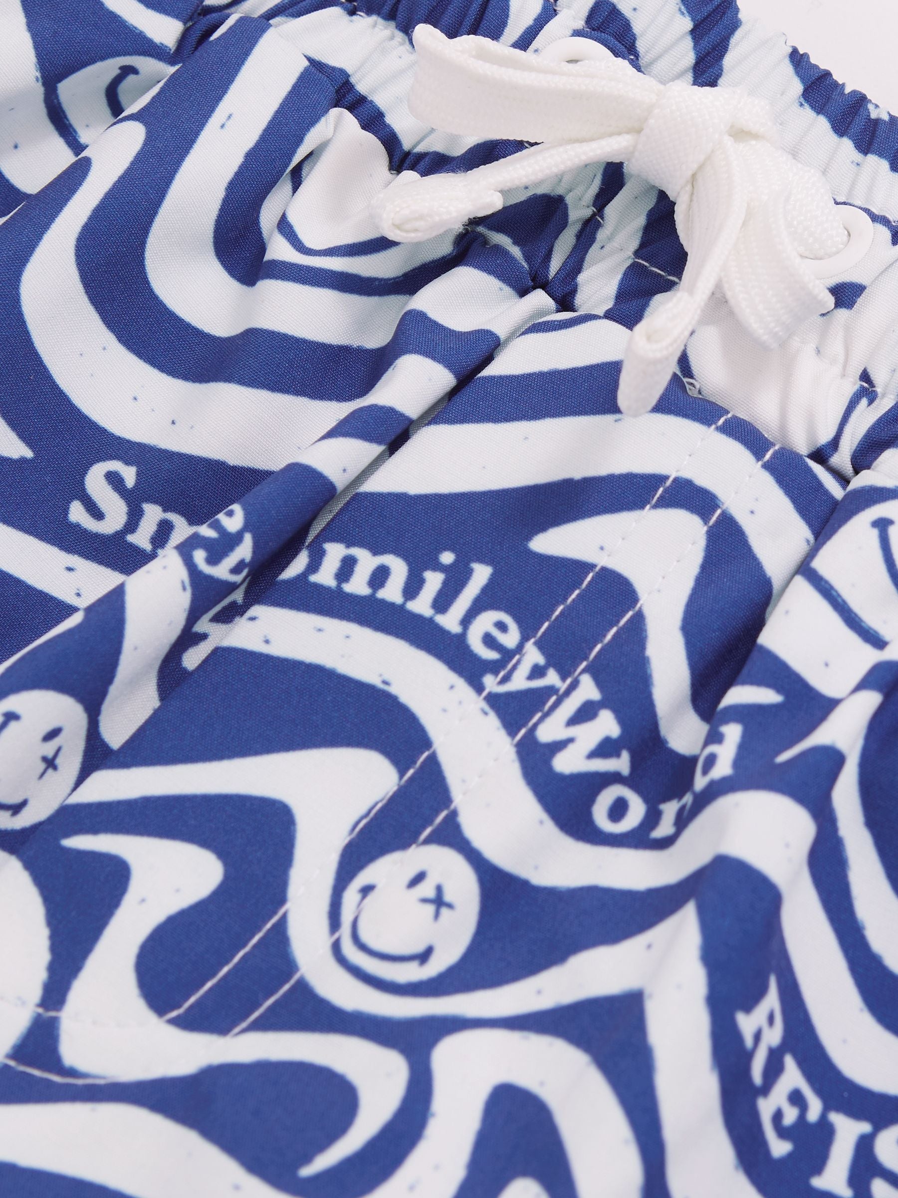 SmileyWorld | Reiss Wave Swim Shorts in Bright Blue