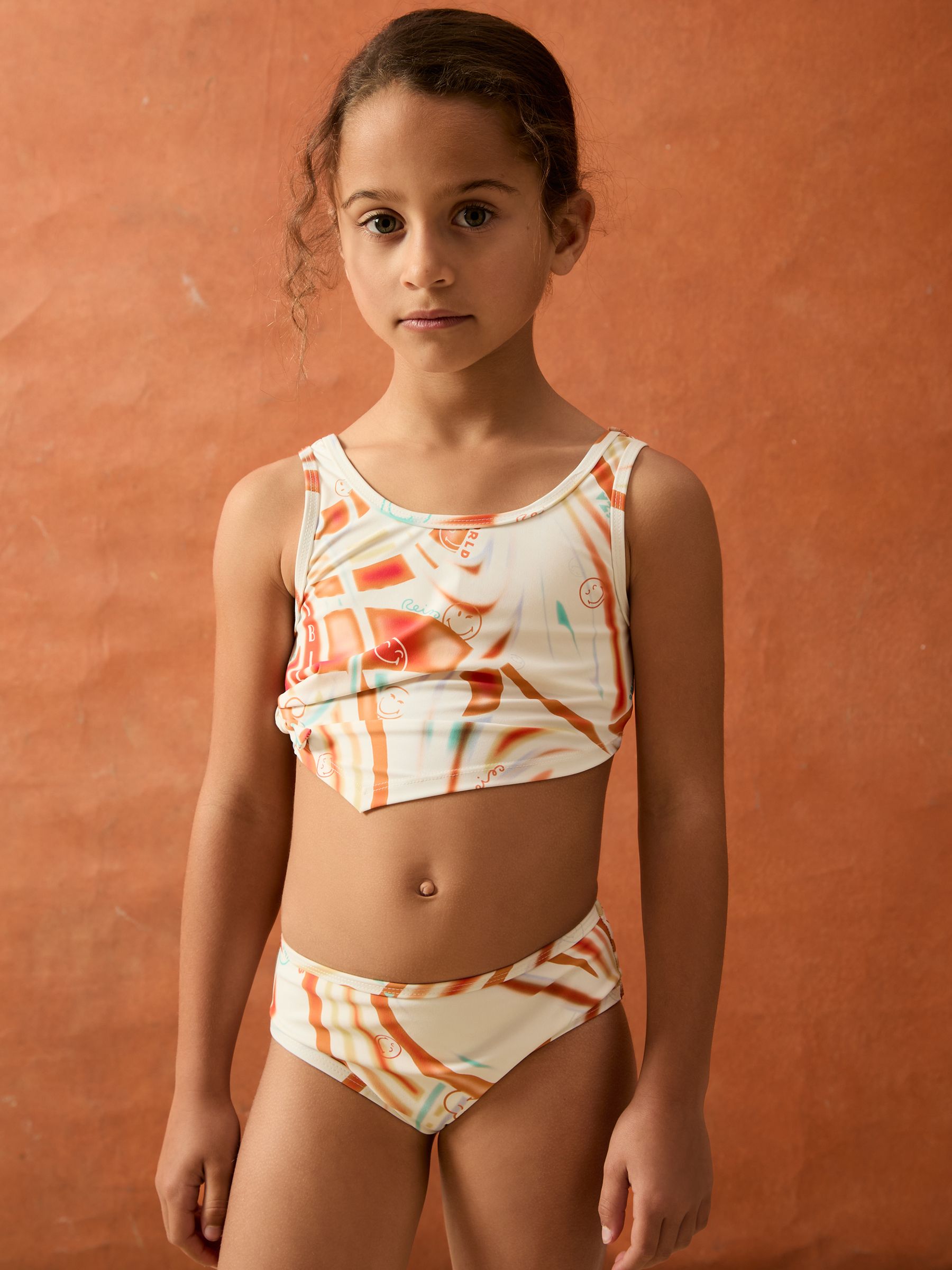SmileyWorld | Reiss Printed Bikini Set in Multi