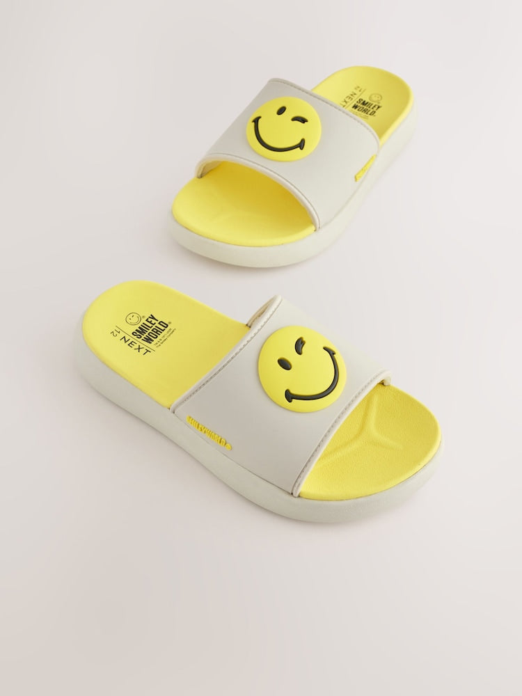 Bone White SmileyWorld Beach Sliders