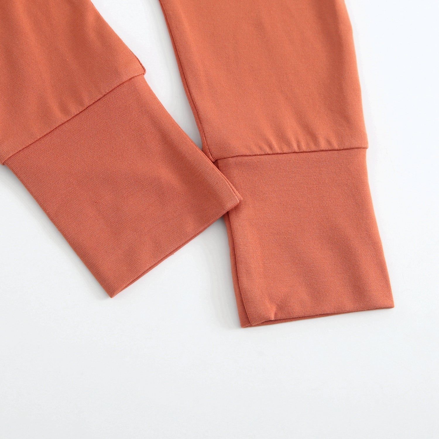 Grow With Me Pant - Mini Smiley® Happy Rust - Luxe Bamboo