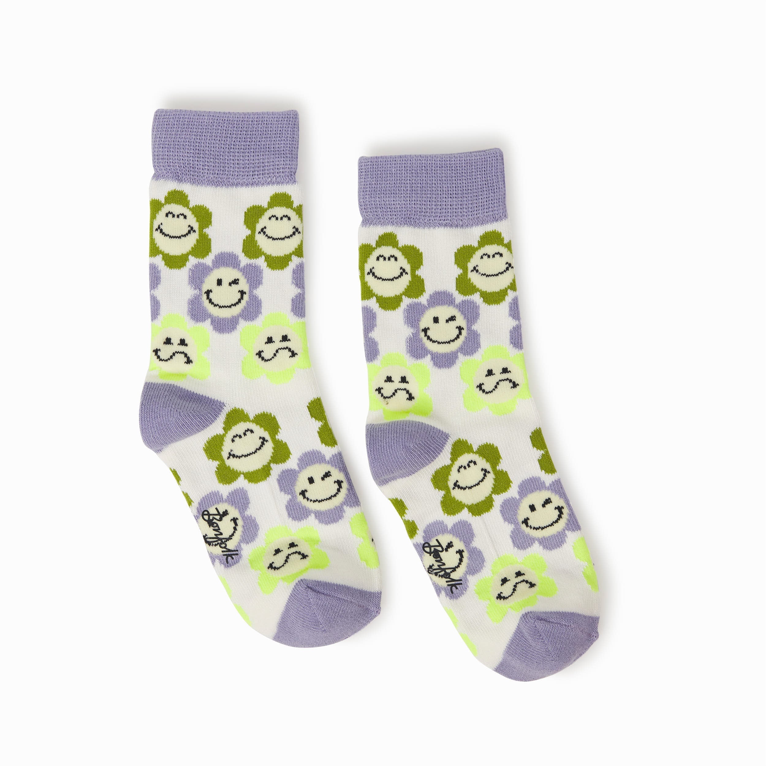 Chaussettes à fleurs de marguerite pour petit enfant