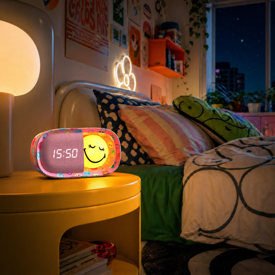 DREAMY CLOCK SMILEY WORLD® - Pink
