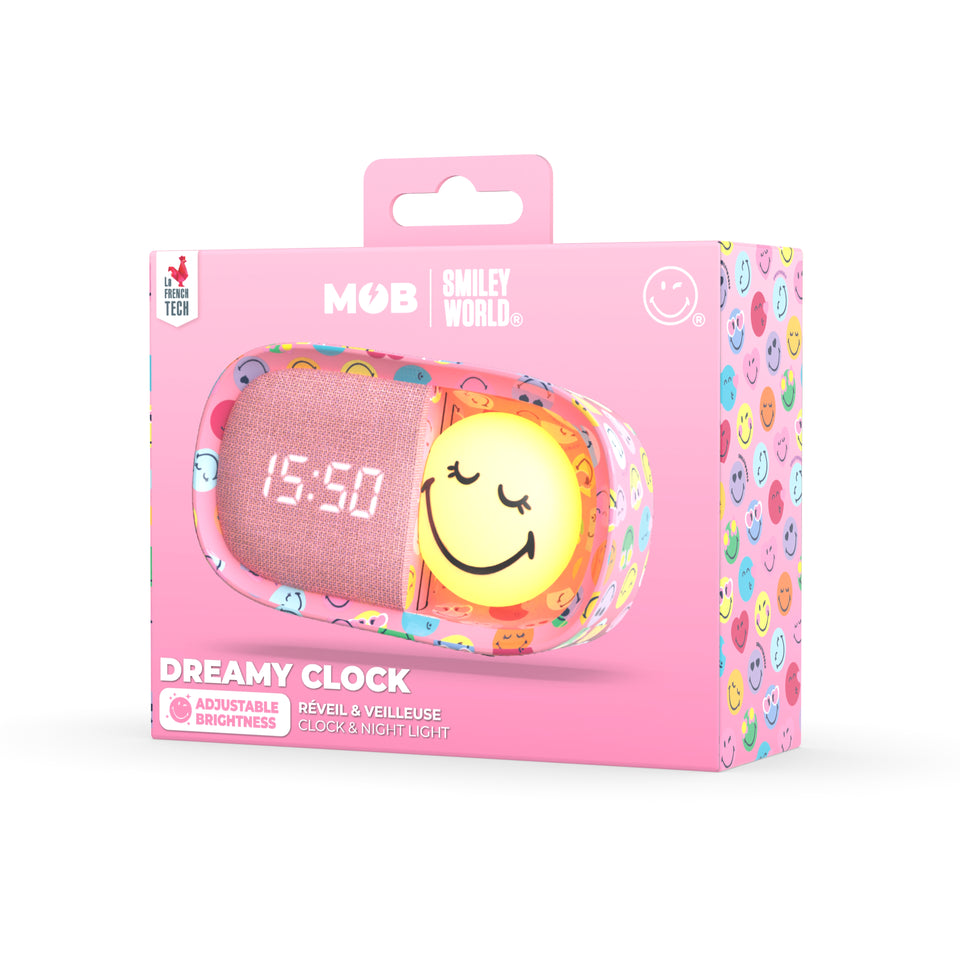DREAMY CLOCK SMILEY WORLD® - Pink