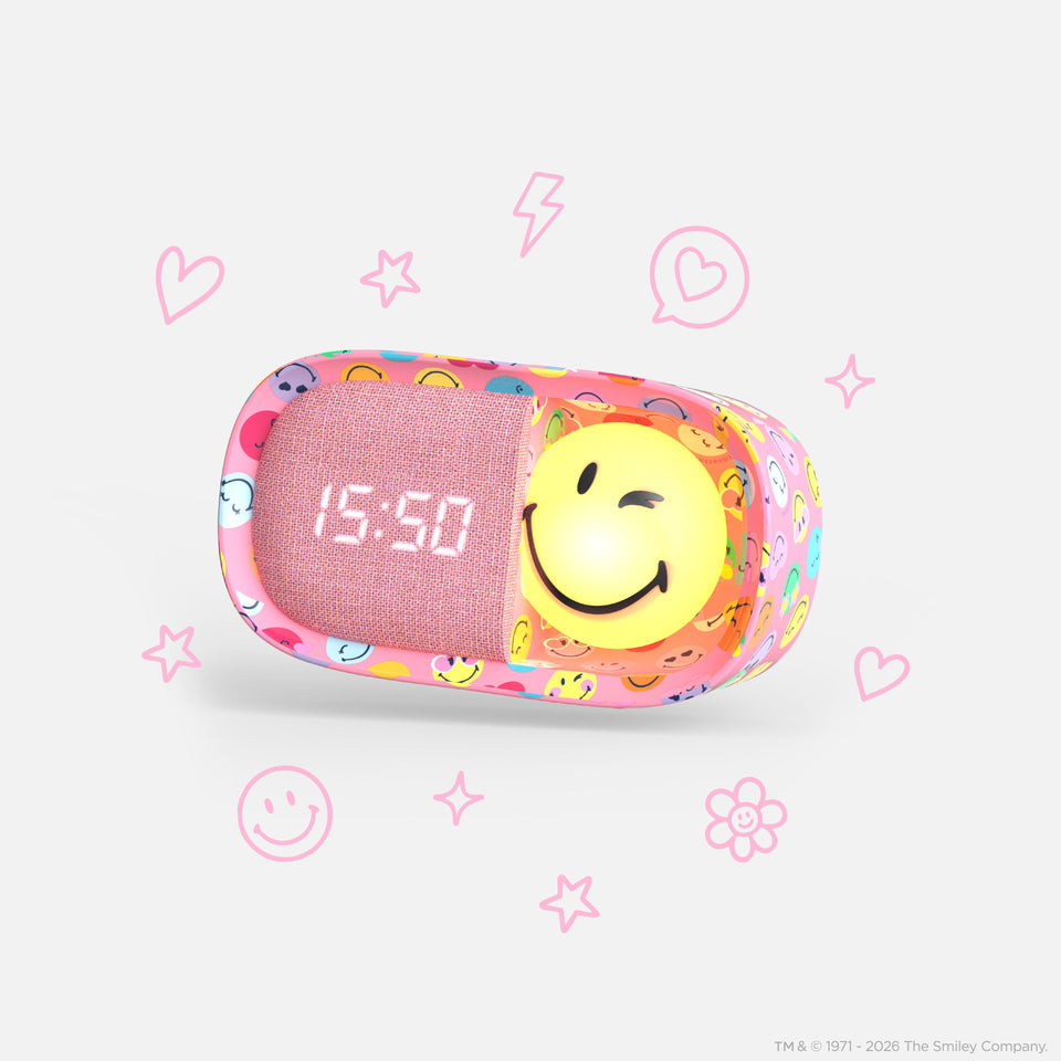 DREAMY CLOCK SMILEY WORLD® - Pink