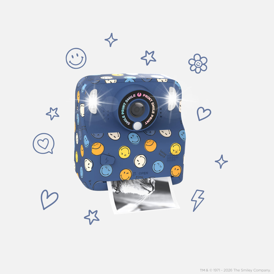 PIXISMILEY SMILEY WORLD® Camera - Blue