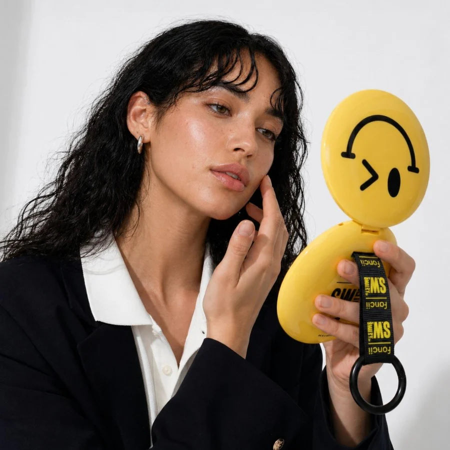 Fancii x S.W.Smiley Bag Charm Mirror
