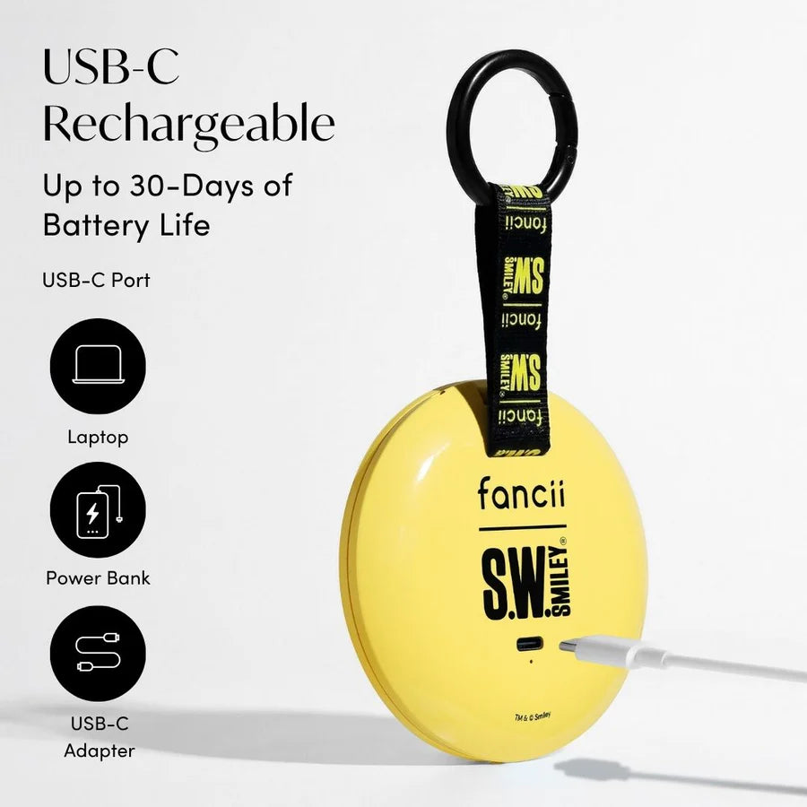 Fancii x S.W.Smiley Bag Charm Mirror