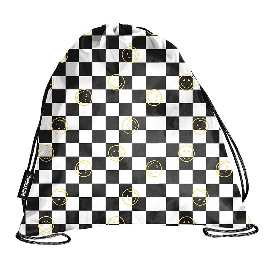 Worek na obuwie Szachownica SmileyWorld BeUniq