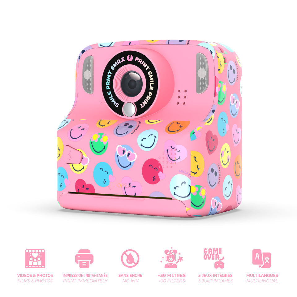 PIXISMILEY SMILEY WORLD® Camera - Pink