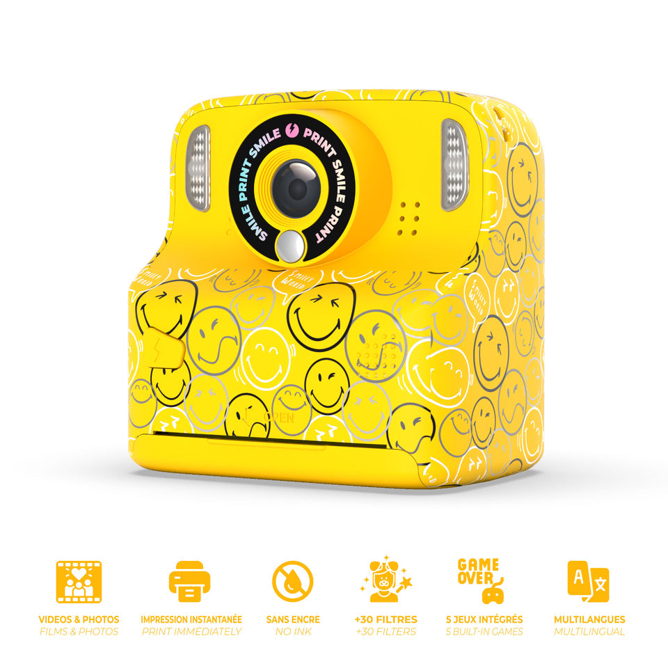 PIXISMILEY SMILEY WORLD® Camera - Yellow