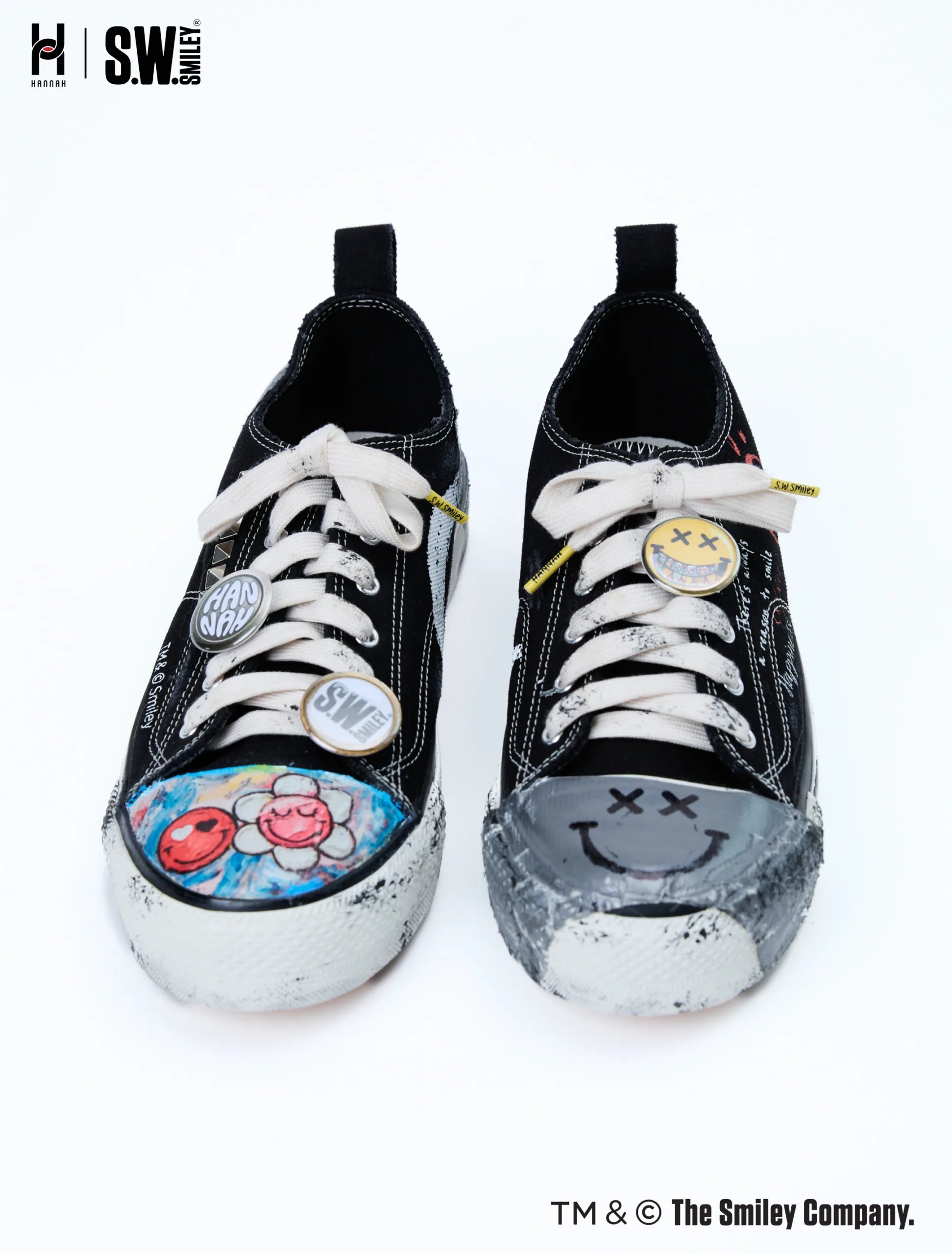 Sneakers: “HANNAH x S.W.SMILEY Custom-Built Raw Edition”