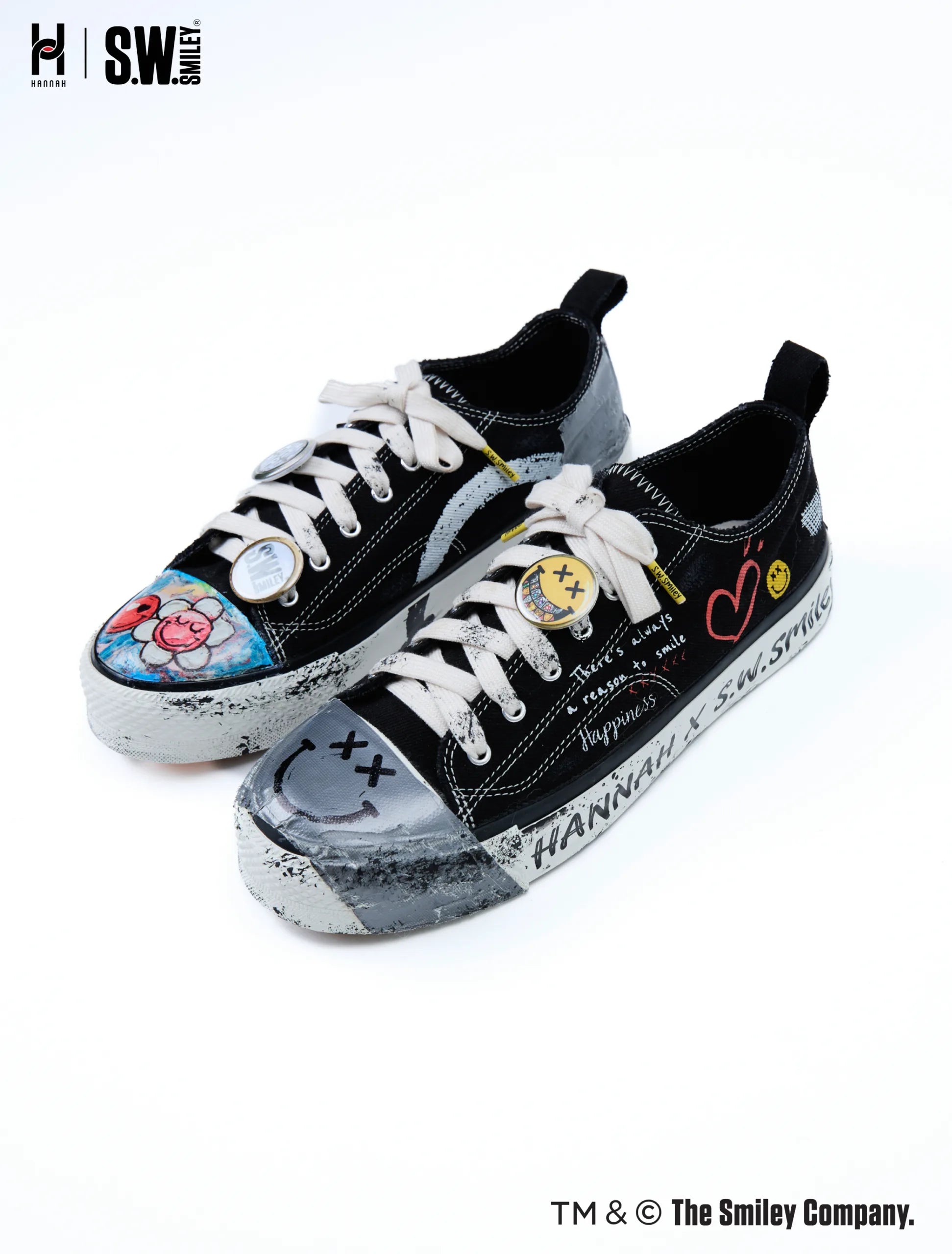 Sneakers: “HANNAH x S.W.SMILEY Custom-Built Raw Edition”