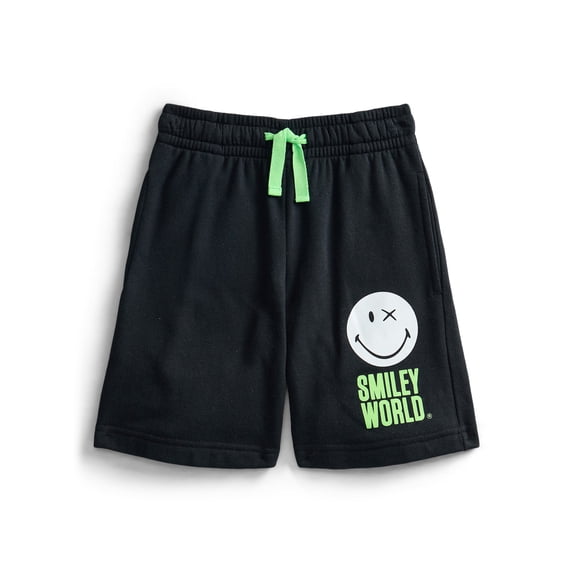 Smiley World Boys Fleece Shorts, Sizes 4-18
