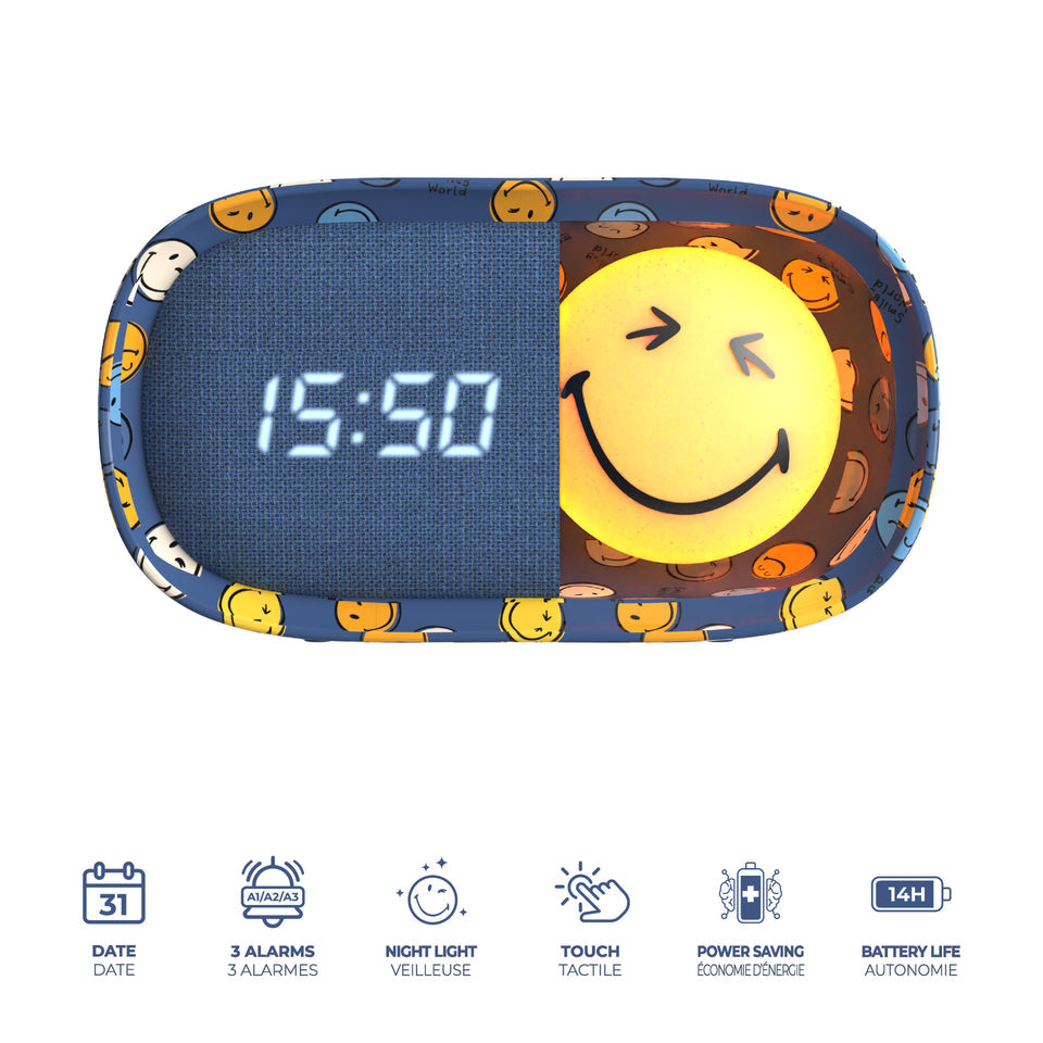 DREAMY CLOCK SMILEY WORLD® - Blue
