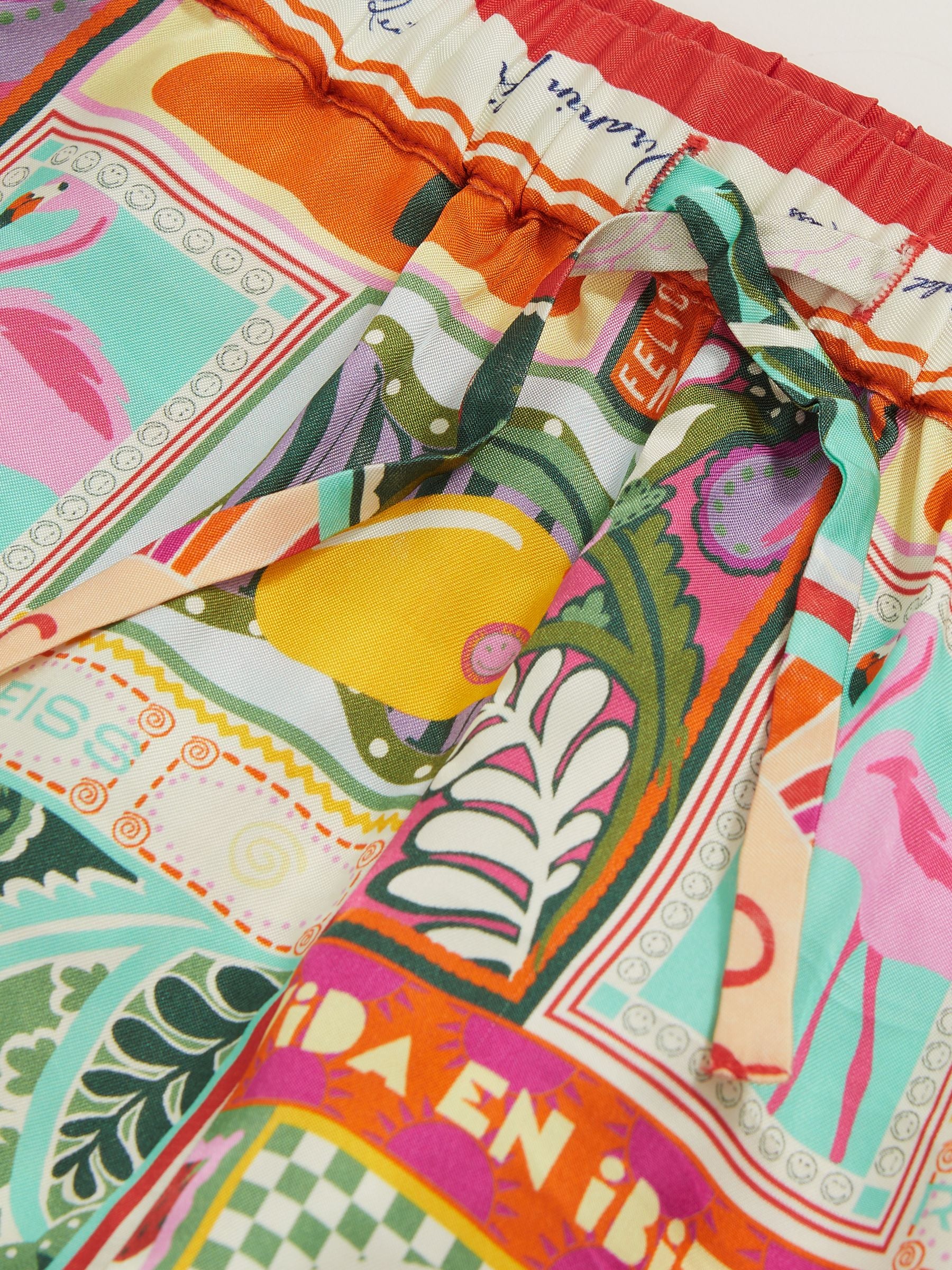 SmileyWorld | Reiss Motif-Print Shorts in Multi