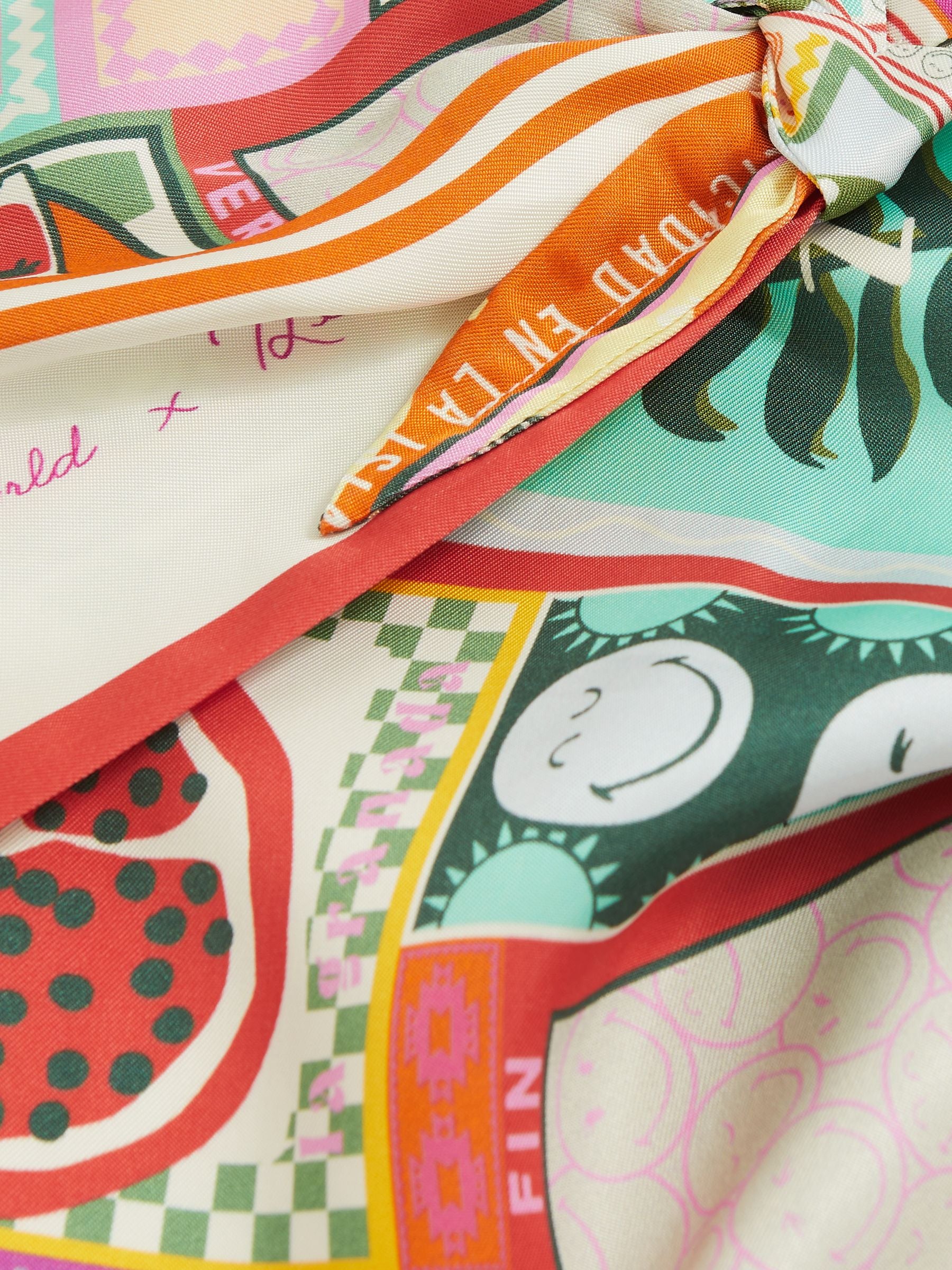 SmileyWorld | Reiss Motif Print Top in Multi