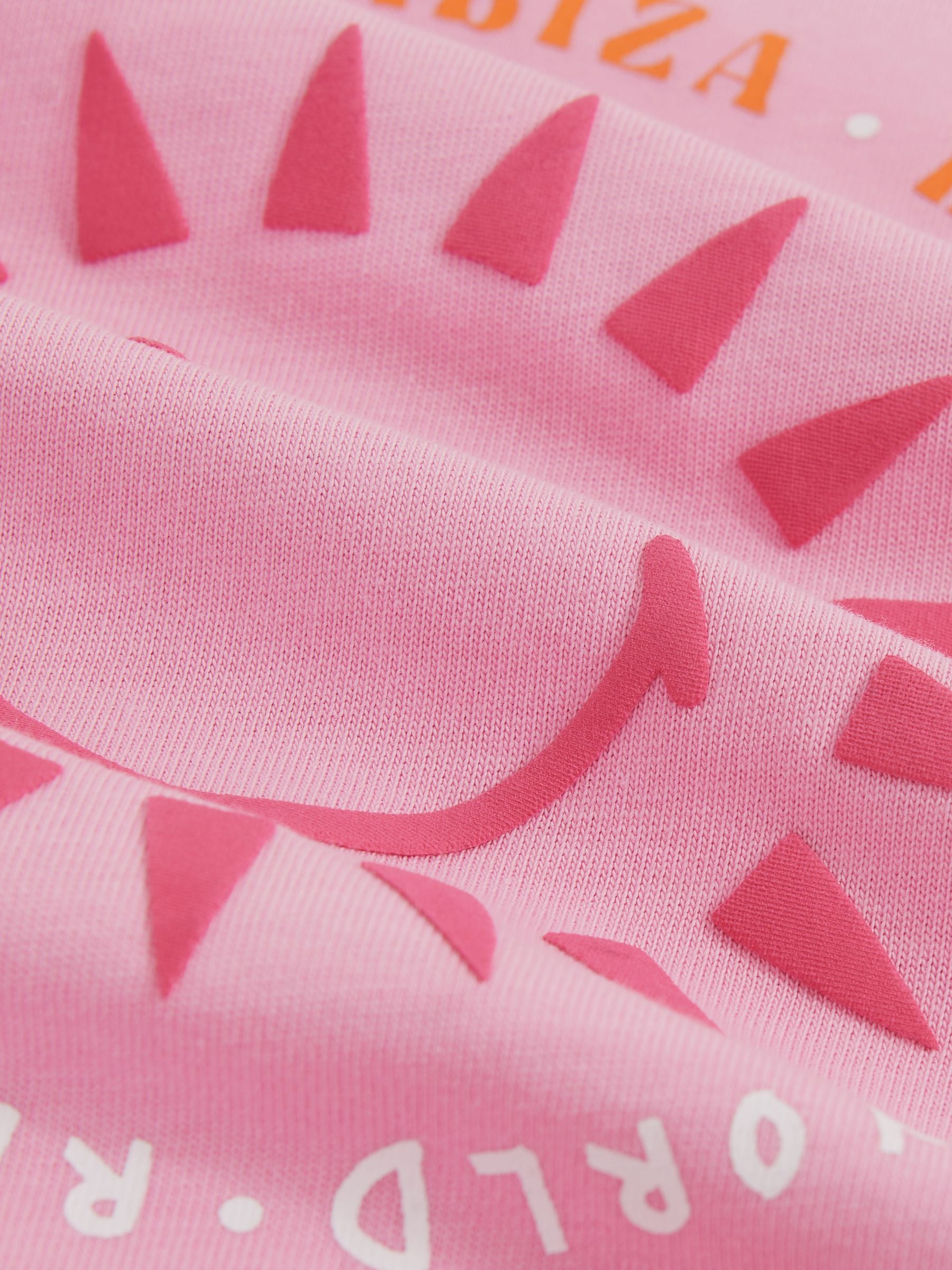 SmileyWorld | Sun-Print T-Shirt in Pink