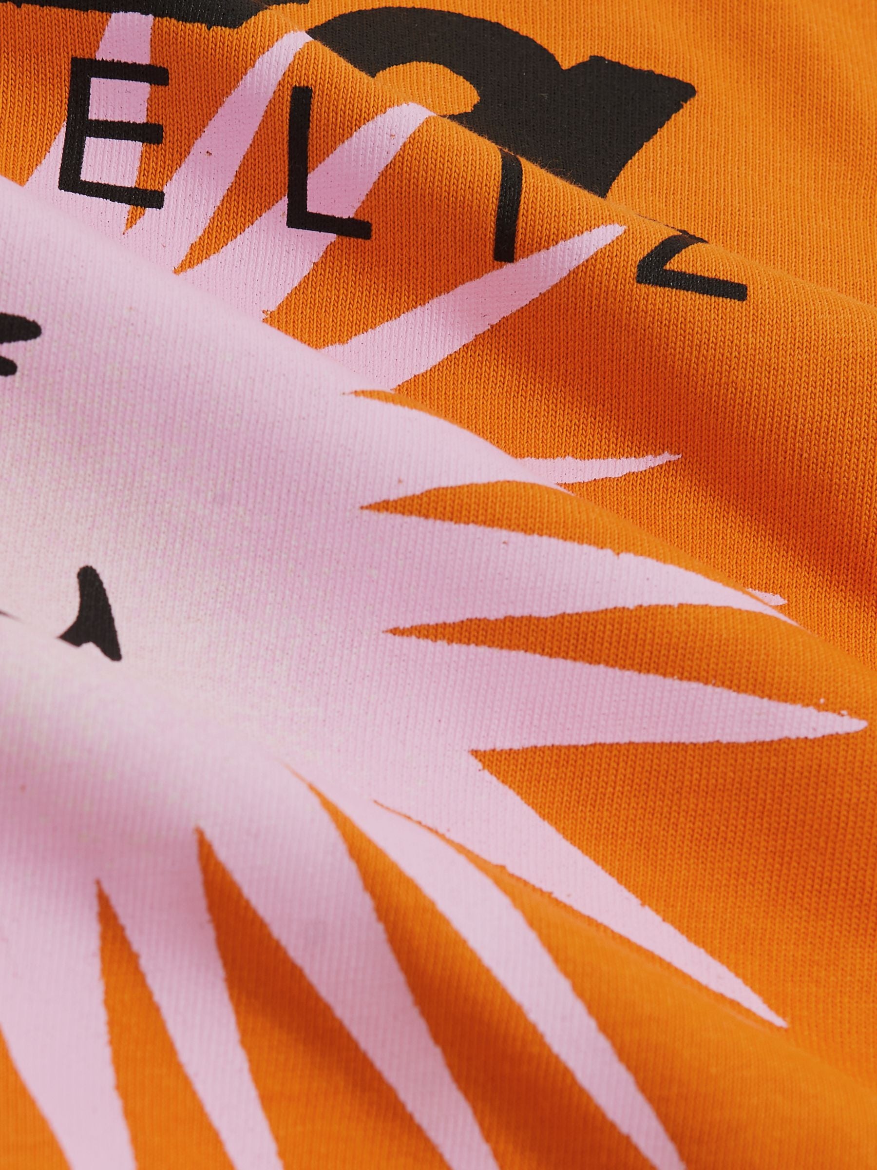 SmileyWorld | Reiss Sun Motif T-Shirt in Orange