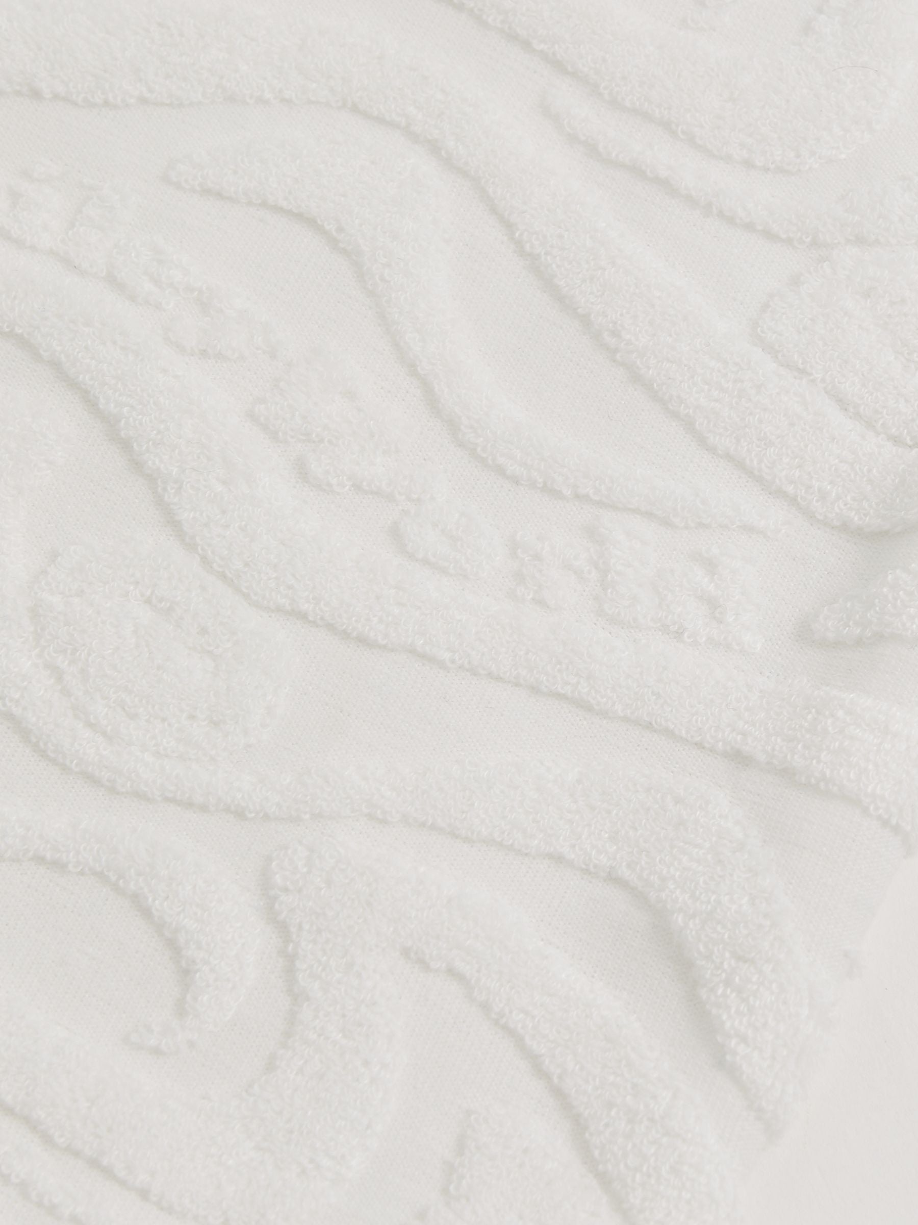 SmileyWorld | Reiss Wave Texture Shirt in White