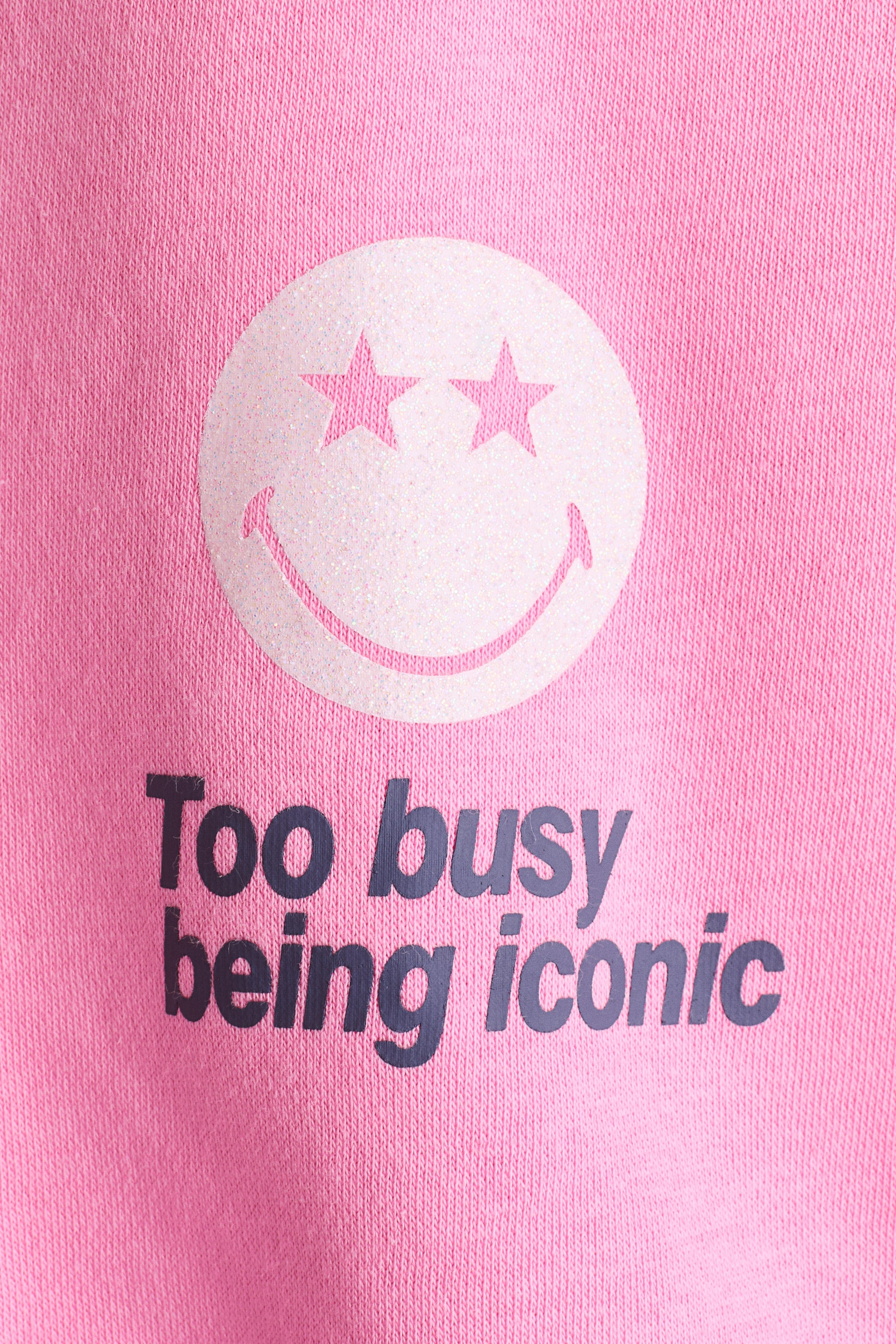 Printed brushed-inside sweatshirt