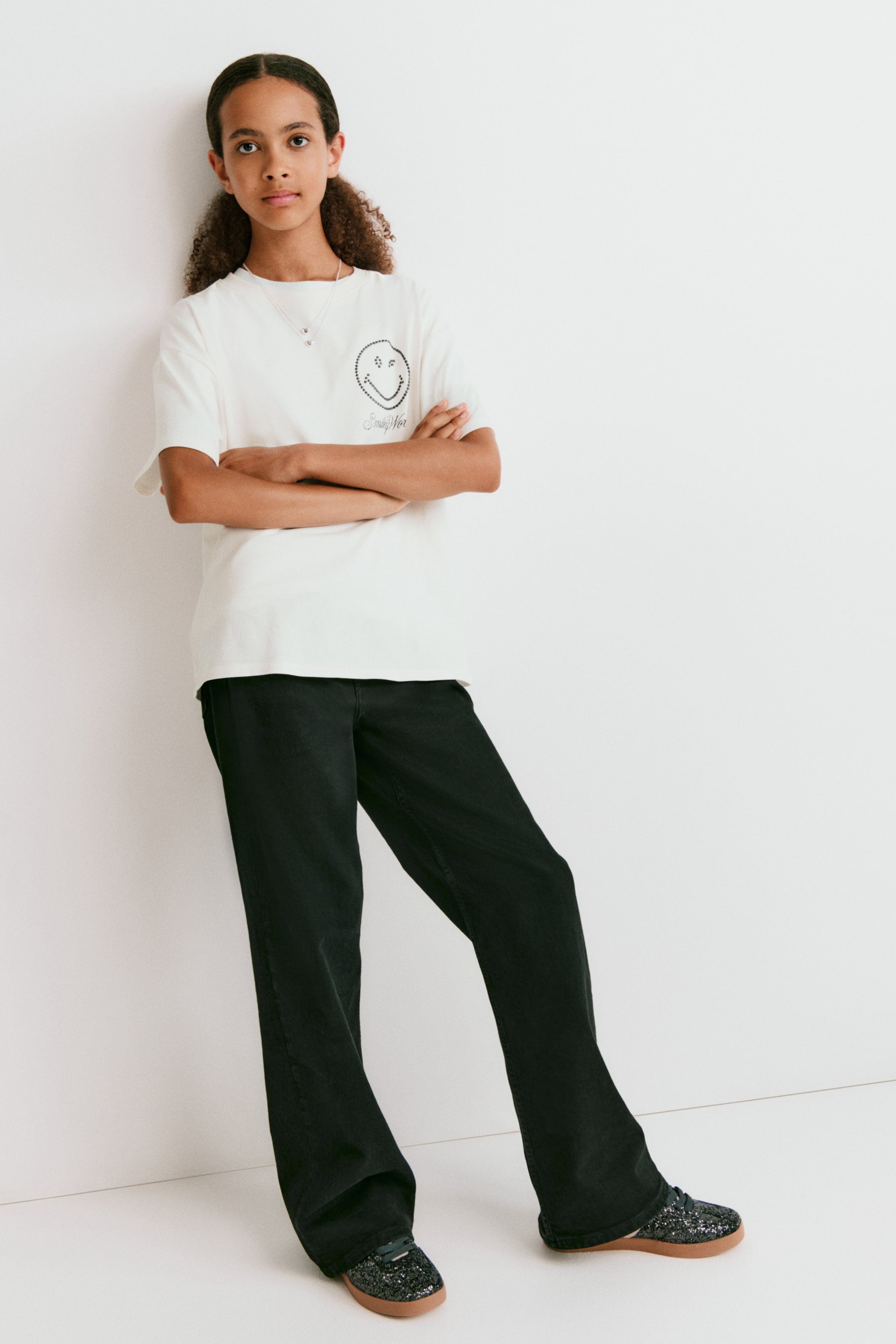Printed cotton T-shirt