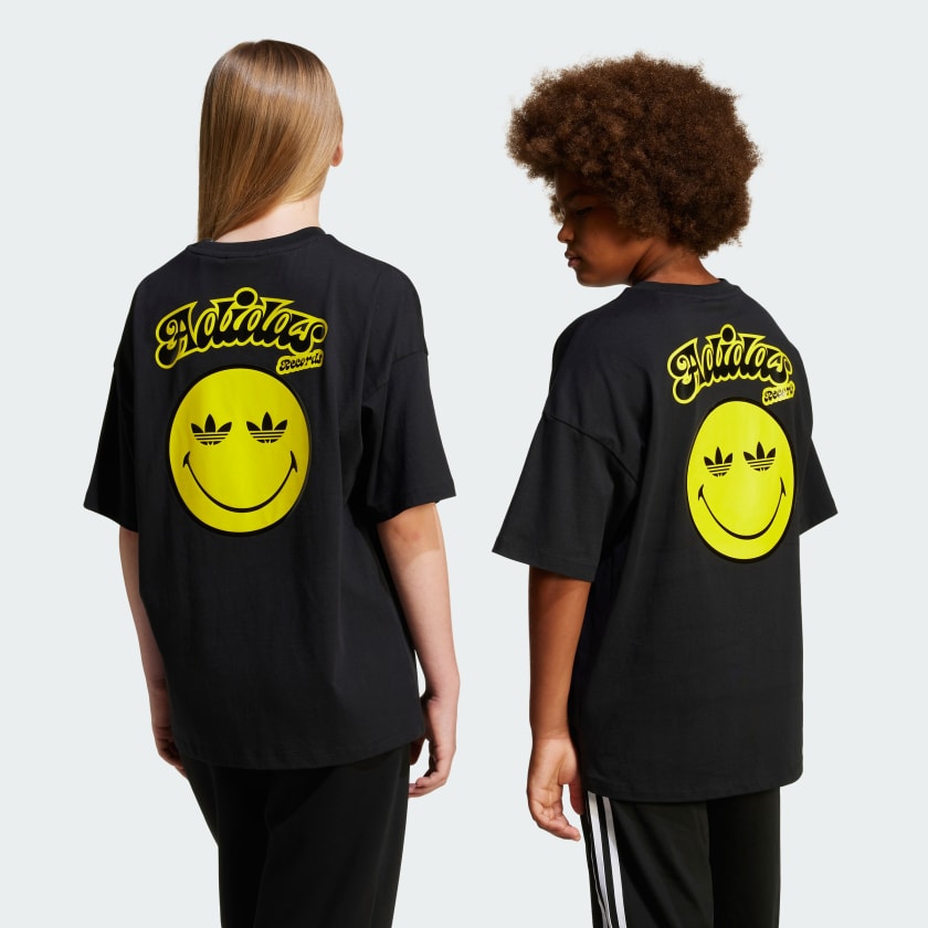 Adidas Originals x SmileyWorld T-Shirt Kids | Black | Youth 8-16 Years Originals